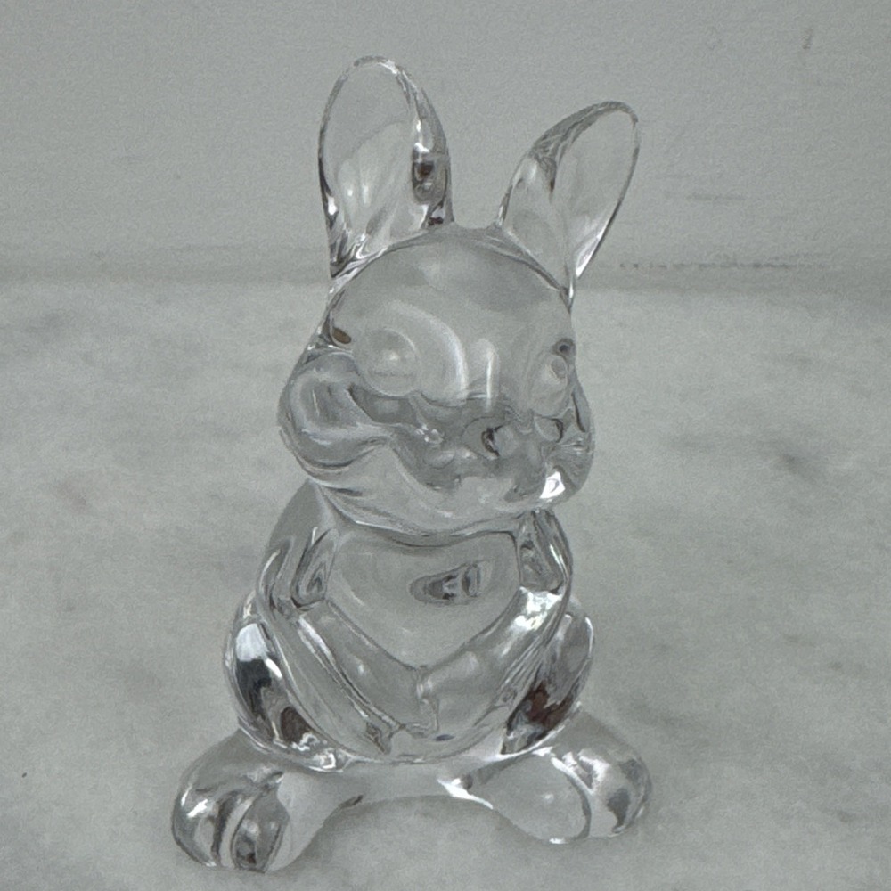 Lead Crystal Glass Bunny Rabbit Figurine